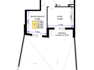 1-к квартира