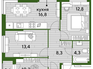 3k 68.8м²
